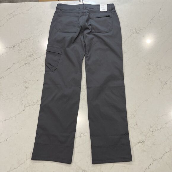 Prana NEW Stretch Zion Pant Mens 32 x 32 Shadow Gray Straight Relaxed Hiking - Picture 2 of 16
